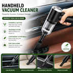 Portable Car Vacuum Cleaner & Air Blower 3-in-1 | مكنسة سيارة محمولة ومنفاخ هواء 3 في 1