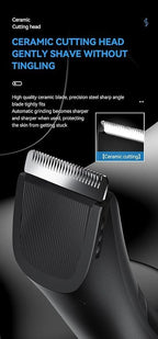 Kemei KM-1840 IPX7 Waterproof Body & Bikini Trimmer | LED Display | ماكينة إزالة الشعر