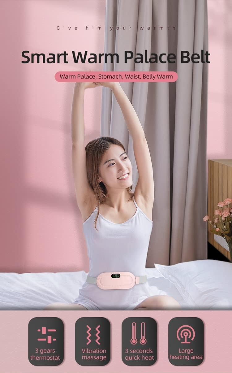 Period Pain Relief Belt – Wireless Heat Comfort