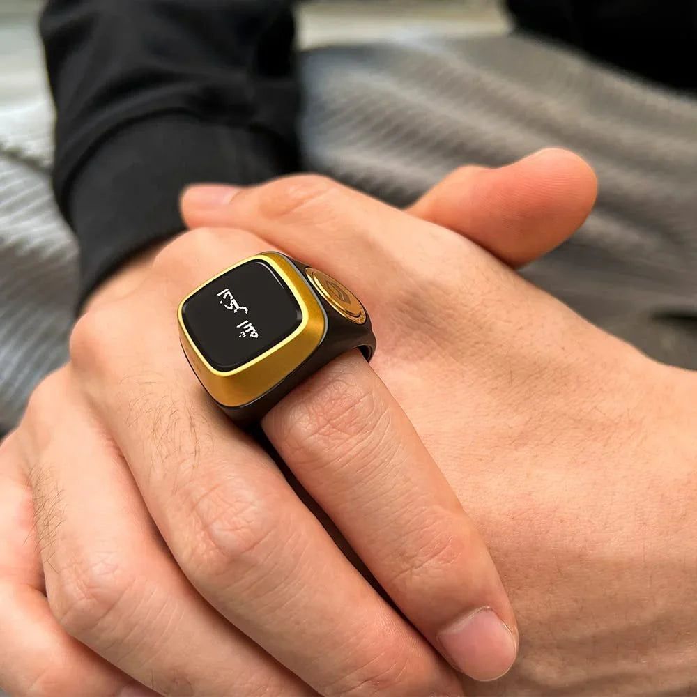 Smart Islamic Prayer Counter & Tasbih Ziakar Ring