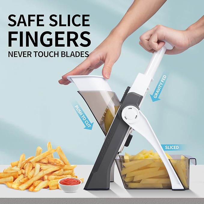 4-in-1 Adjustable Vegetable Chopper | Cut, Slice & Dice