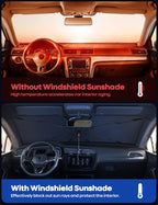 !احمِ زجاج سيارتك من شمس الصيف الحارقة Car Sun Shade, protect your Car from direct sun heat! 🔥
