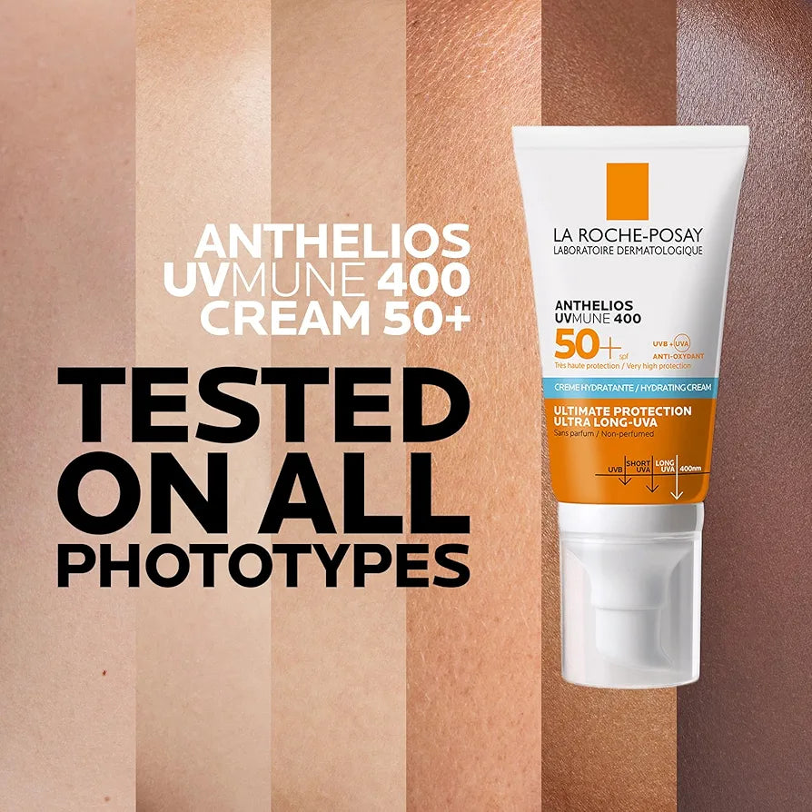 La Roche-Posay Anthelios Anti-Shine Sunscreen SPF 50 – Oil Control & Matte Finish for Oily Skin