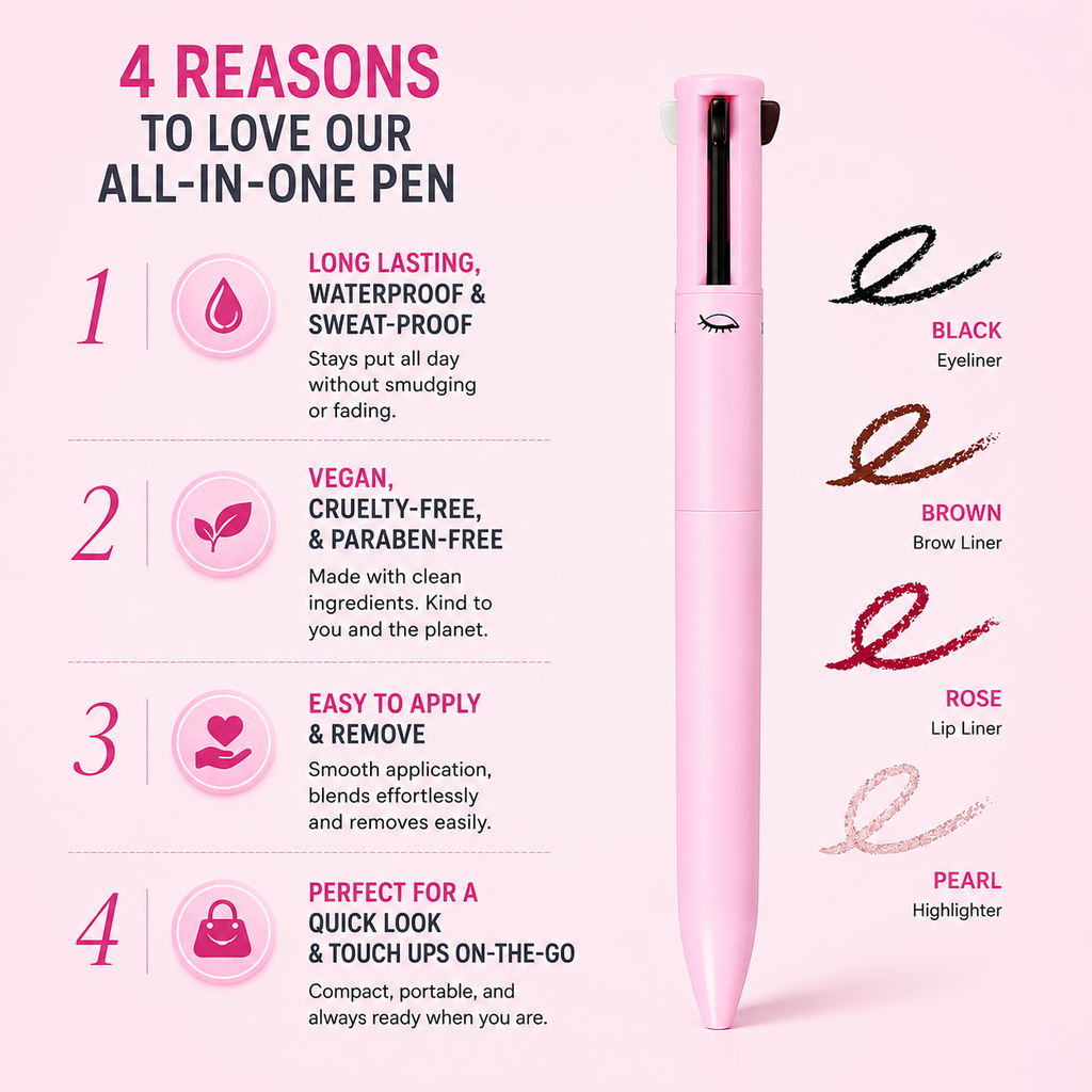 Your Ultimate Beauty Hack: Transform with the 4-in-1 Makeup Pencil