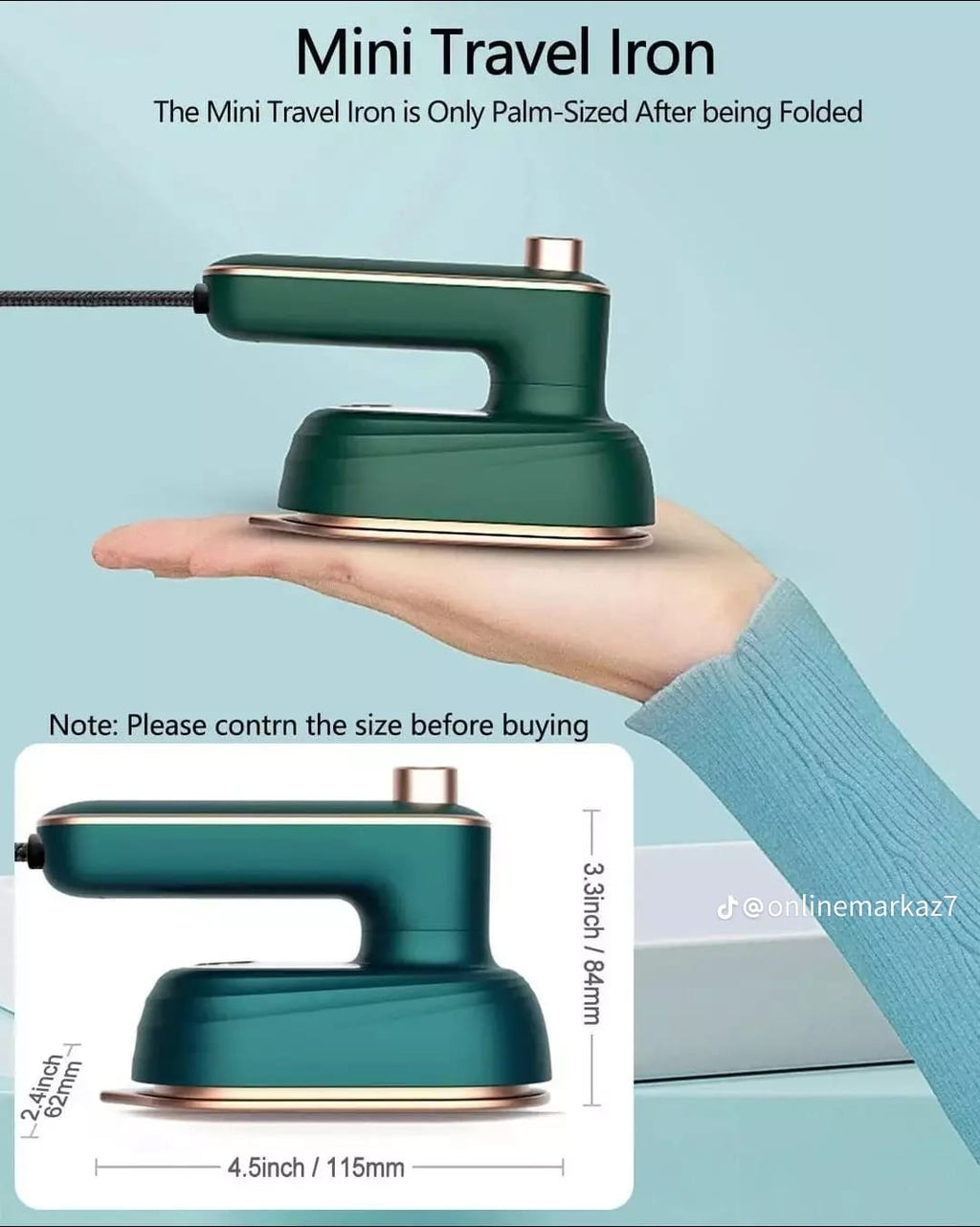 Portable Mini Travel Clothes Iron