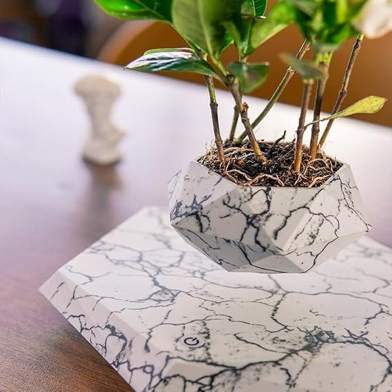 Levitating Magnetic Floating Marble Pot